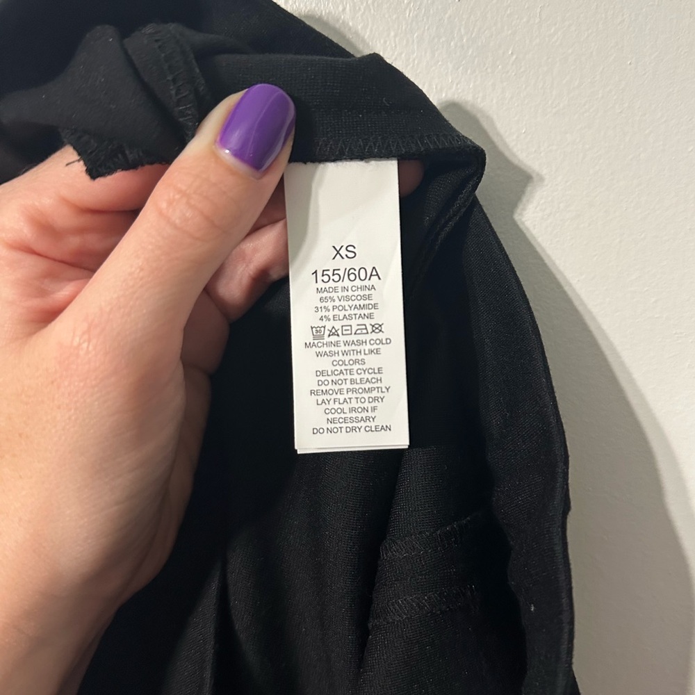 Kate Spade New York Black Pull-On Ponte Pant Women’s XS - Picture 4 of 6